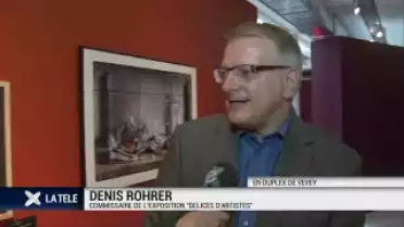 Des plats en peinture exposés à l&#039;Alimentarium de Vevey