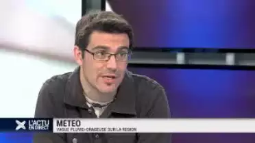 Météo: vague pluvio-orageuse sur la région