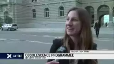 Les Verts disent stop à l'obsolescence programmée