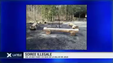 200 jeunes dans les bois de la Vallée-de-Joux
