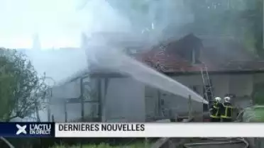 Incendie d&#039;une maison à Fribourg
