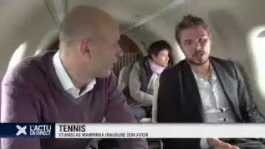 Stanislas Wawrinka inaugure son avion