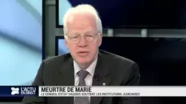 Meurtre de Marie: Jacques-André Haury soutient les institutions judiciaires vaudoises