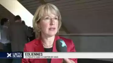 156 projets d&#039;éoliennes dans le canton de vaud