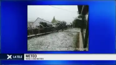 Météo: neige à 800 mètres