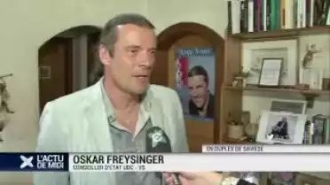 Oskar Freysinger au conseil d&#039;Etat: premier bilan