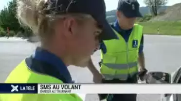 SMS au volant: danger au tournant