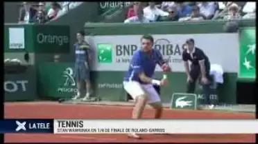 Roland-Garros: Stan Wawrinka en 1/4 de finale