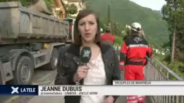 La route de Glion à Montreux toujours fermée