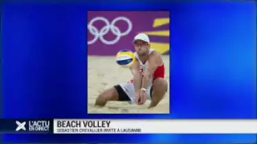 Beach Volley de Lausanne avec Chevalier