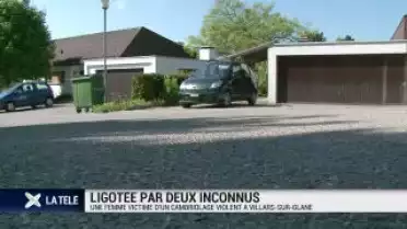 Femme ligotée à Villars-sur-Glâne