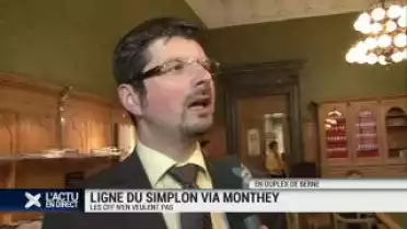 Dévier la ligne CFF du Simplon par Monthey