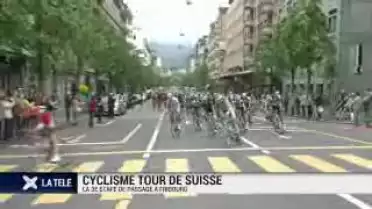 Le Tour de Suisse de passage à Fribourg
