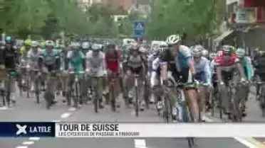 Le Tour de Suisse de passage à Fribourg