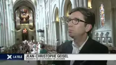 Spectacle surprenant à la Cathédrale de Lausanne