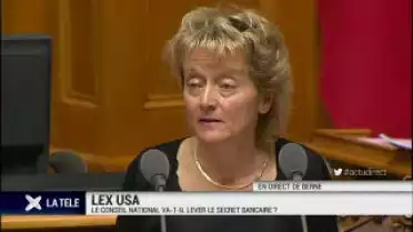 Lex USA: Eveline Widmer-Schlumpf en difficulté
