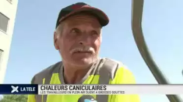 La canicule fait suer les travailleurs