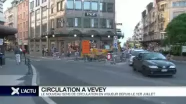 Nouveau sens de circulation à Vevey