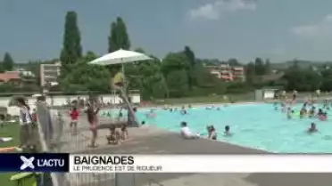 Baignades: la précaution est de rigueur