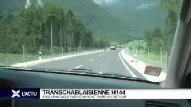La route H144 fermée aux automobilistes