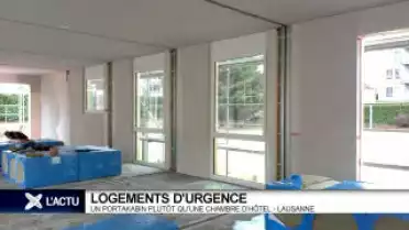 Des logements modulables d'urgence à Lausanne