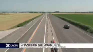Il y a de nombreux chantiers sur les autoroutes