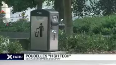 Poubelles &quot;high tech&quot; pour contrer le &quot;littering&quot;