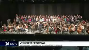 Un choeur lausannois s&#039;invite à Verbier.