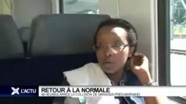 Collision de trains: les passagers de retour