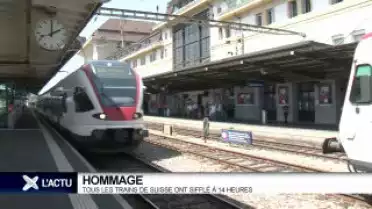 L&#039;hommage sonore des pilotes CFF à leur collègue décédé