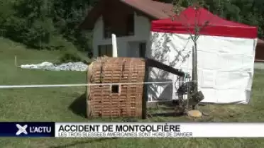 Montgolfière: les trois blessées hors de danger
