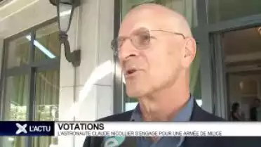 L&#039;astronaute Claude Nicollier s&#039;engage pour une armée de milice