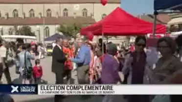 J.-P. Siggen et J-F.Steiert font leur marché à Romont