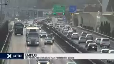 Les pendulaires toujours plus nombreux à Genève