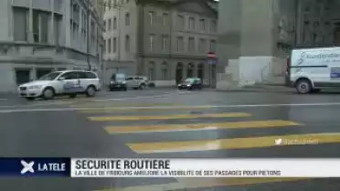 La Ville de Fribourg rénove ses passages piétons