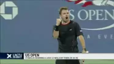 Wawrinka en 1/4 de finale de l&#039;US Open