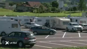 Gens du voyage en attente de terrain à Bulle