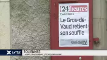 Eoliennes: la direction générale des SIG démissionne