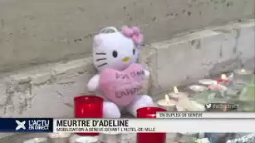 Mobilisation à Genève pour le meurtre d&#039;Adeline