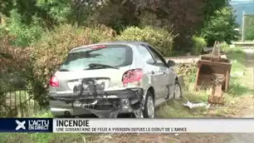 Incendies: la police yverdonnoise sur les dents