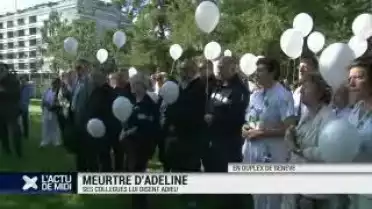 Une marche blanche pour Adeline