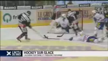 Hockey: Lausanne cartonne et Fribourg frissonne