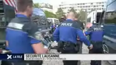 Opération Héraclès: premier bilan de la police lausannoise
