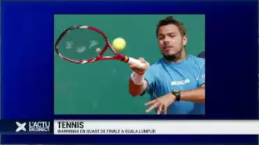 Wawrinka en quart de finale à Kuala Lumpur