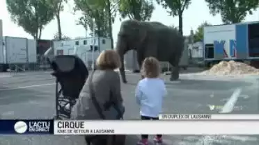 Le cirque Knie est de retour à Lausanne