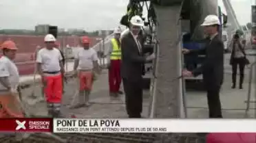 La Télé a assisté au clavage du pont de la Poya en direct