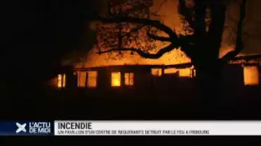 Incendie dans un centre de requérants d&#039;asile à Fribourg