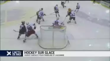 Hockey: soirée parfaite pour Fribourg et Lausanne