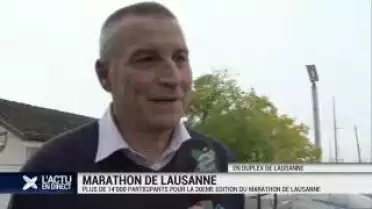 Plus de 14'000 coureurs pour le 20ème marathon de Lausanne