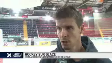 De retour à Fribourg, David Aebischer parle de son passé